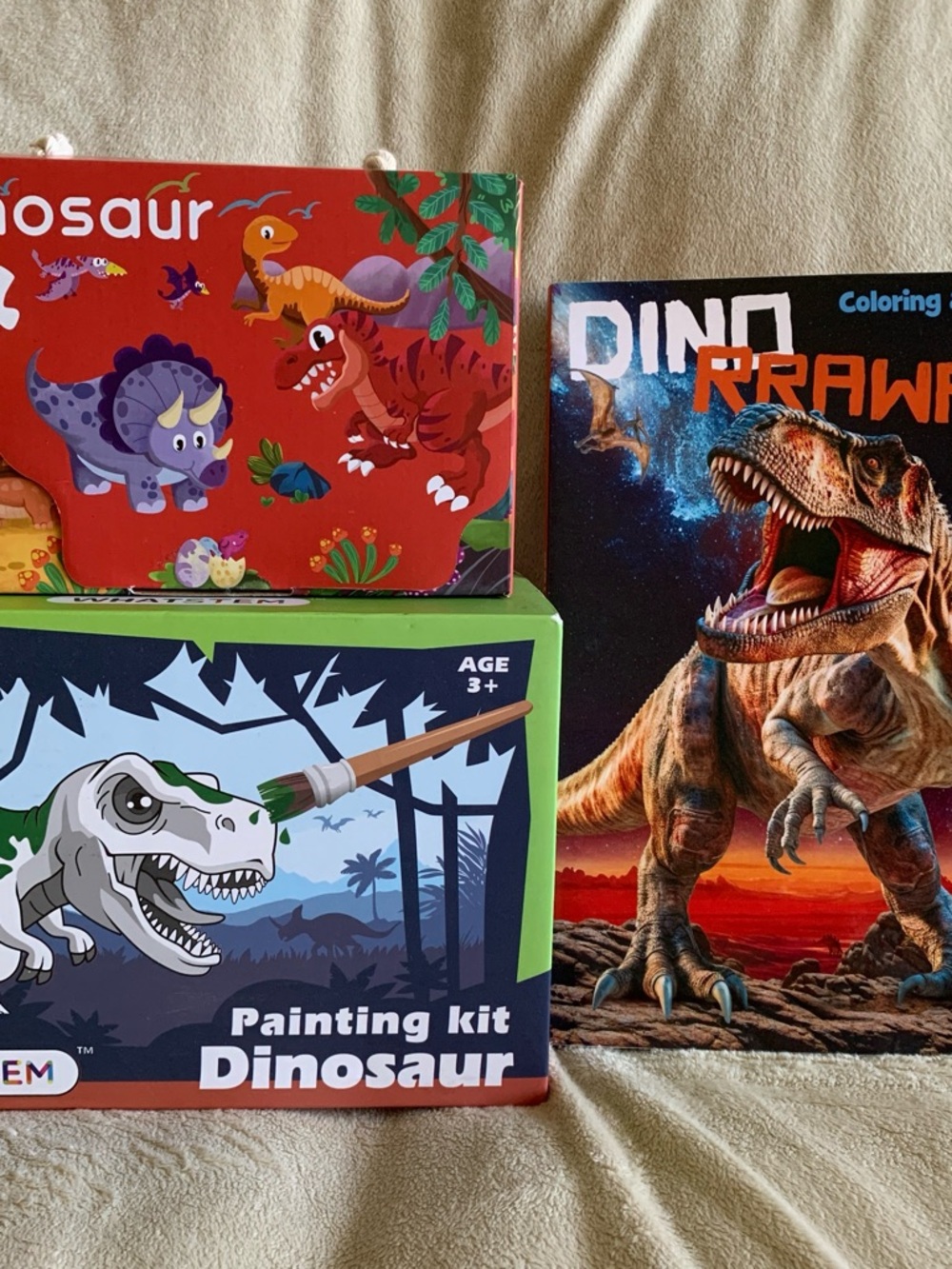 Dinosaur Painting Kit for Kids - Green